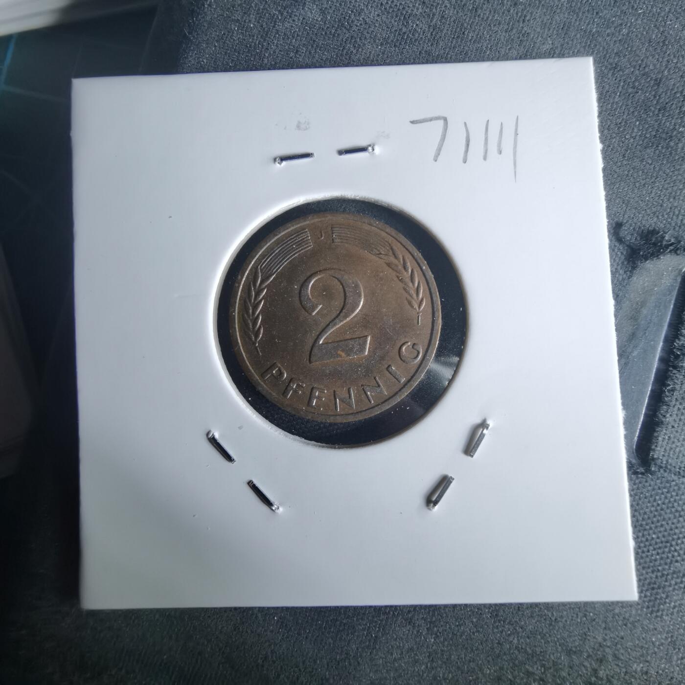 沼泽如烟--第971场 德国1967年2芬尼