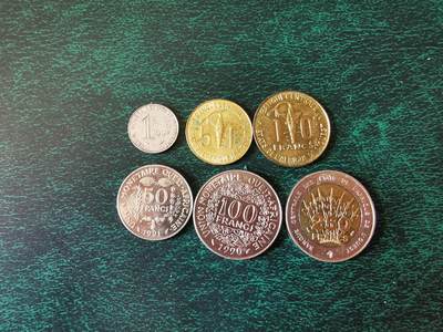 零零发外国硬币拍卖 无佣金 - 西非法郎
