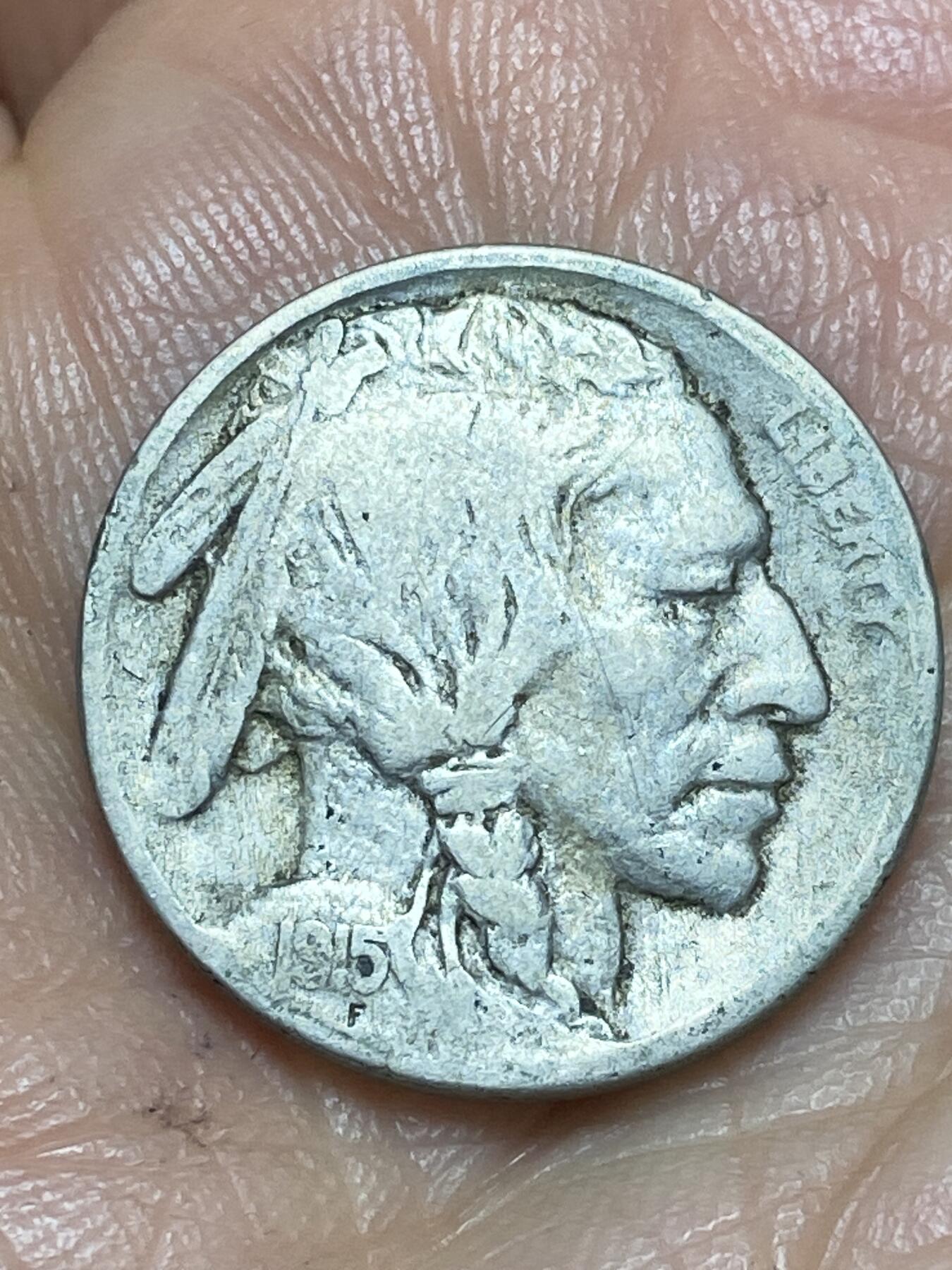 2026年第十三场(总第一百八十二场）外国好品散币场(免佣金) 稀少早期年份–美国🇺🇸1915年5分(野牛5分第二版)