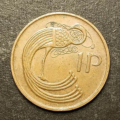 逸泉钱币2026A第五场A各国纸币沙俄散币纪念币系列A702-882 - 814 爱尔兰1便士