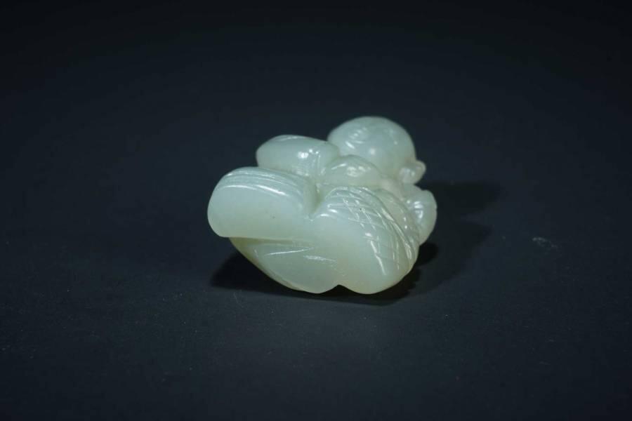 上海都达杂项专场五（全场包邮） 和田玉雕小童子摆件87-159
