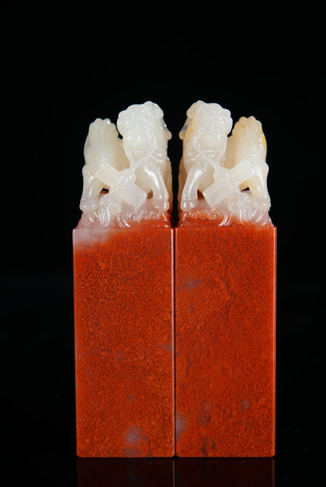 方寸藏珍·寿山田黄印章专场（一） 寿山高山石《麒麟献瑞》印章