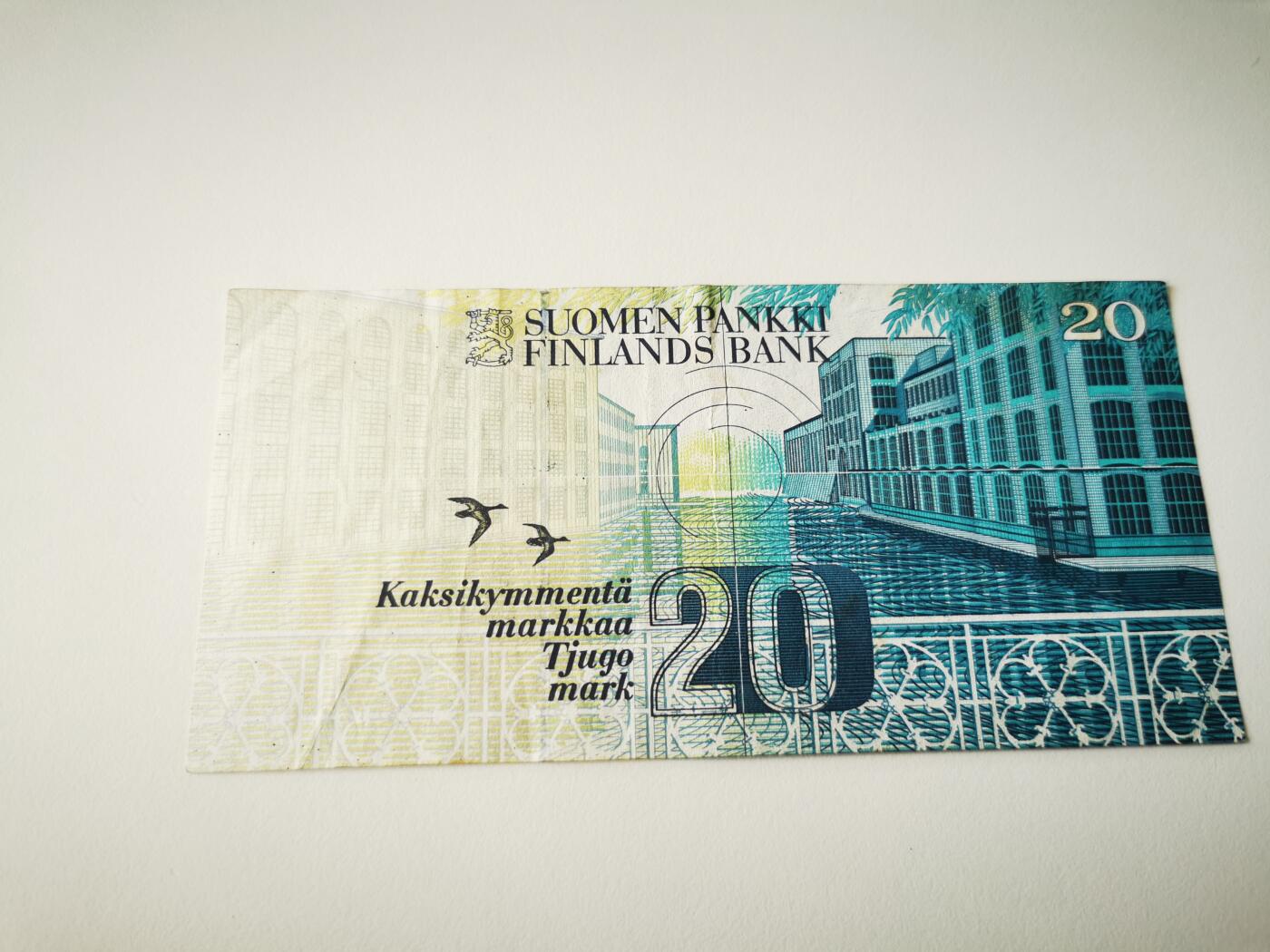 零零发流通品外国纸币拍卖 无佣金 芬兰20