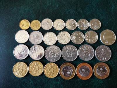 零零发外国硬币拍卖 无佣金 - 新加坡10.8元