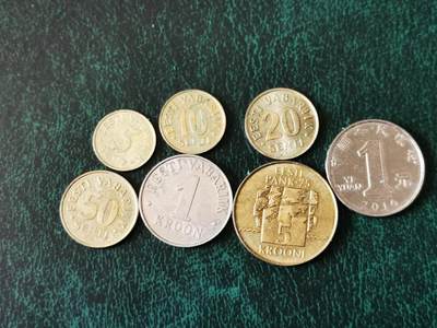零零发外国硬币拍卖 无佣金 - 爱沙尼亚一组