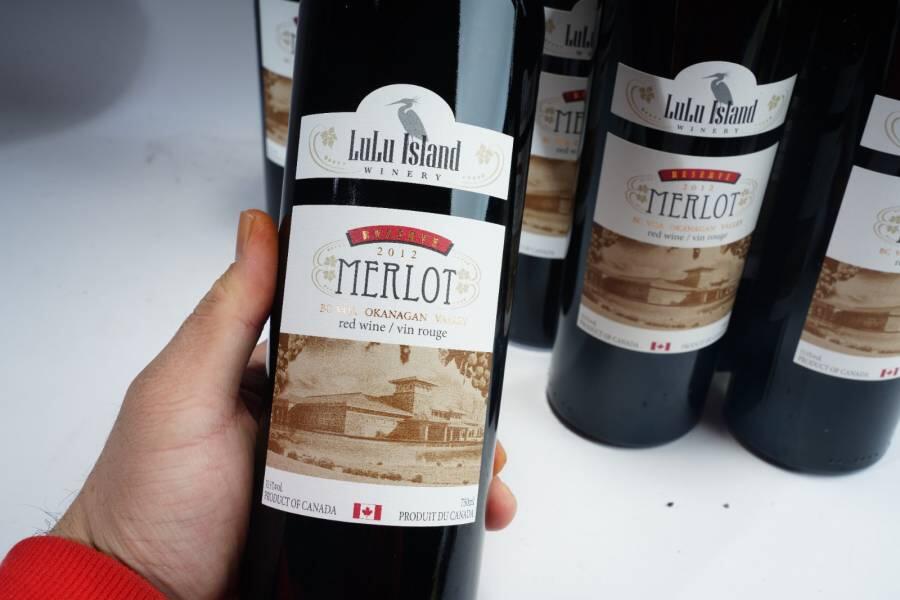 上海都达杂项专场五（全场包邮） 加拿大VQA级鹭岛酒庄Merlot梅洛红葡萄酒750ml13.5度 12瓶