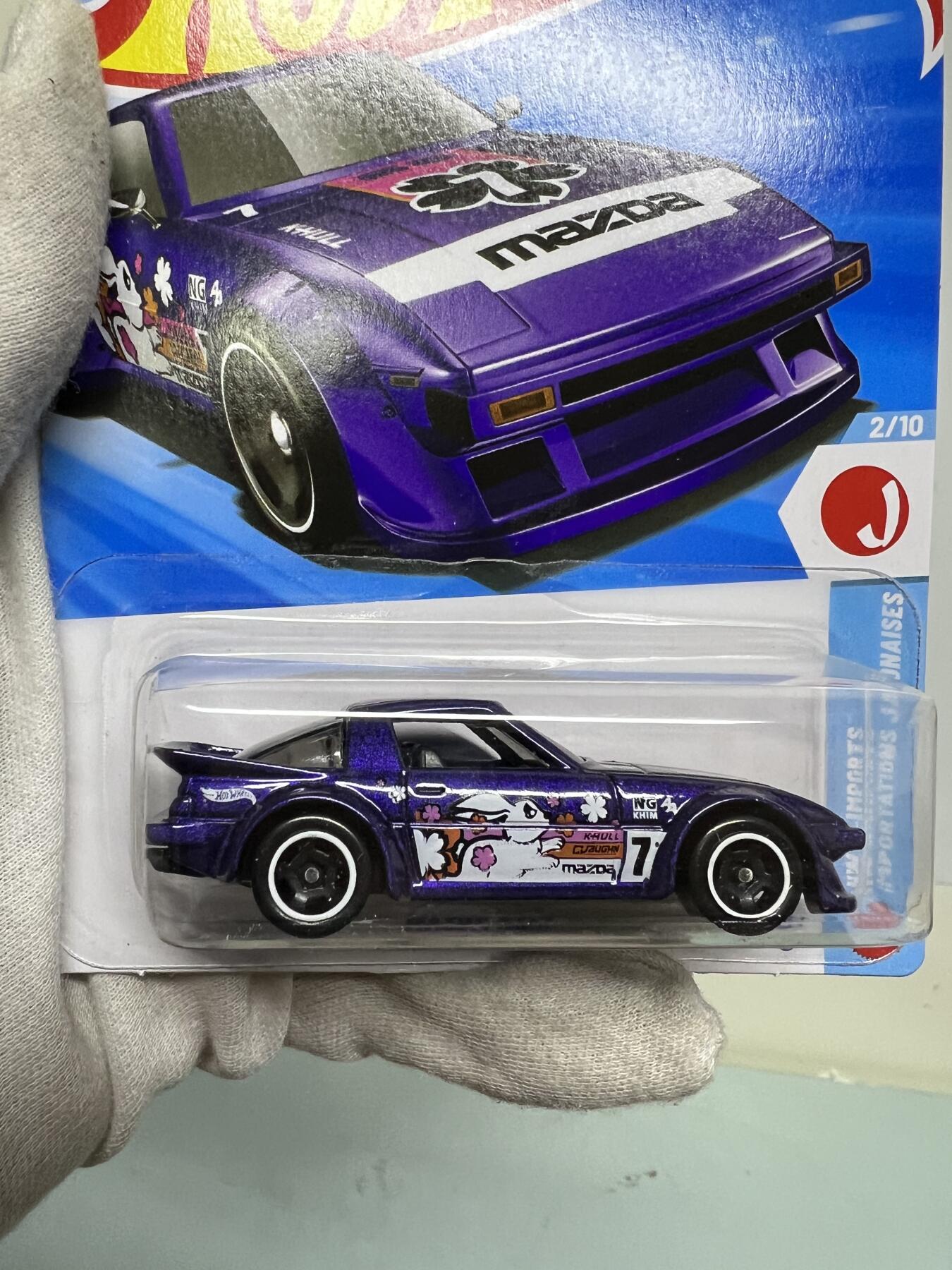 零元拍：风火轮吊卡 马自达 RX-7全新未拆