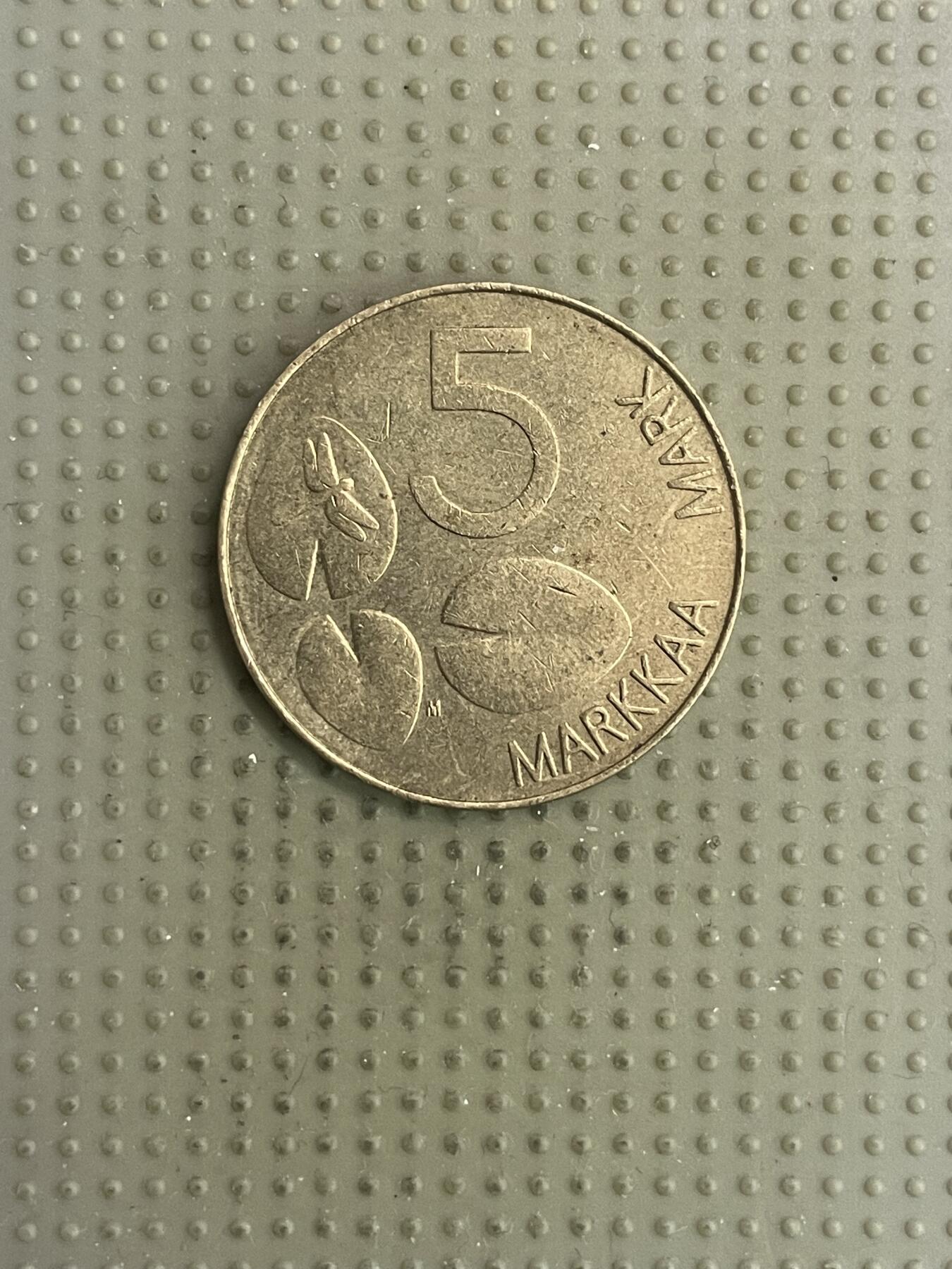 2026年第16场各国散币拍卖（总第166场） 芬兰1993年5马克