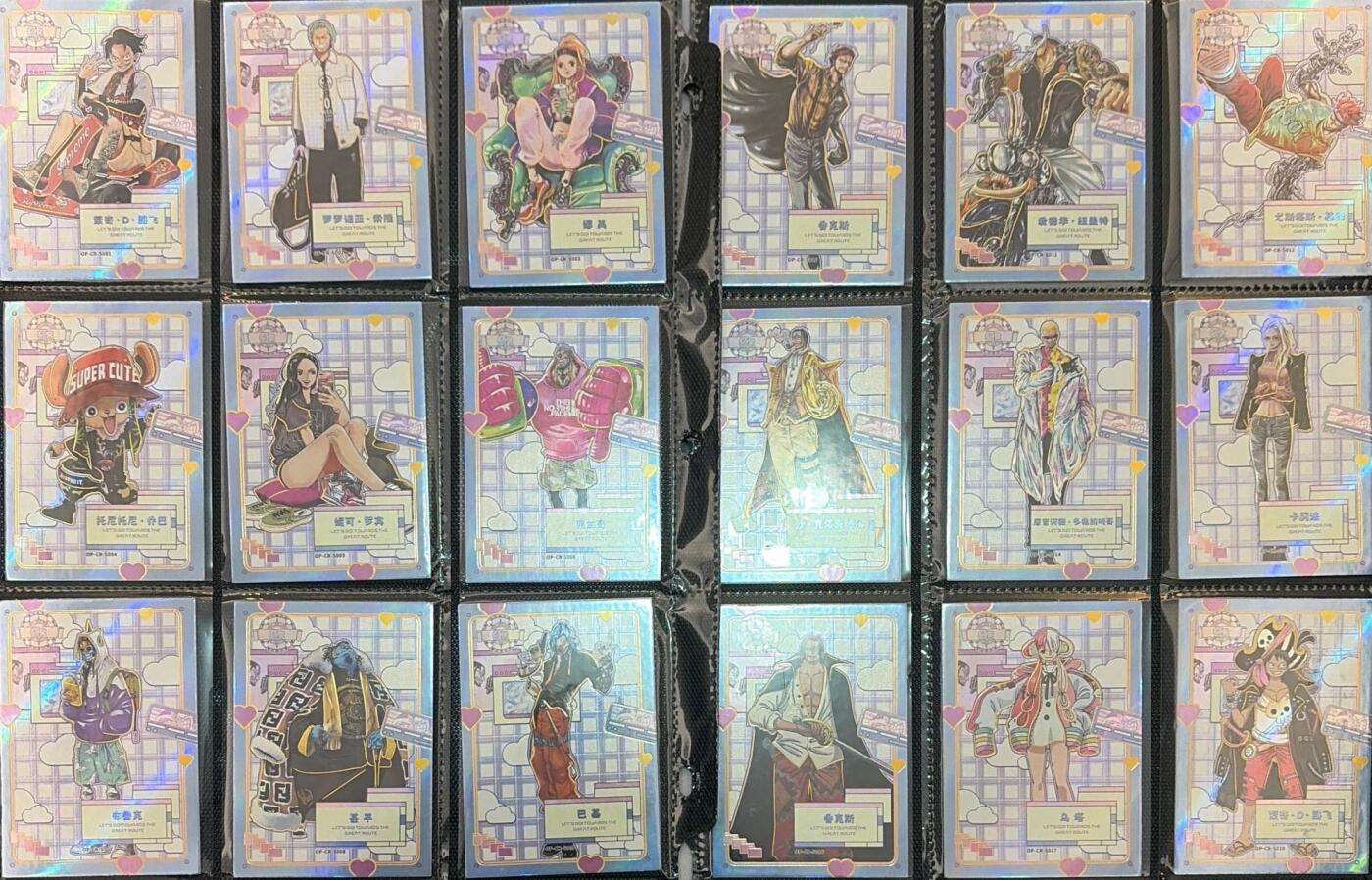 秋萤阁第43期 (1月23号周五晚上21点截拍，欢迎竞拍)  【整本】已绝版燃卡海贼王 一整本 卡位相当齐 送卡册 退坑割爱让给有缘人