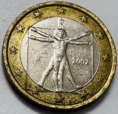 文馨钱币收藏 2026新年第四场（第 290 场）【长期接代拍品】 - 2002 意大利 年1 欧元