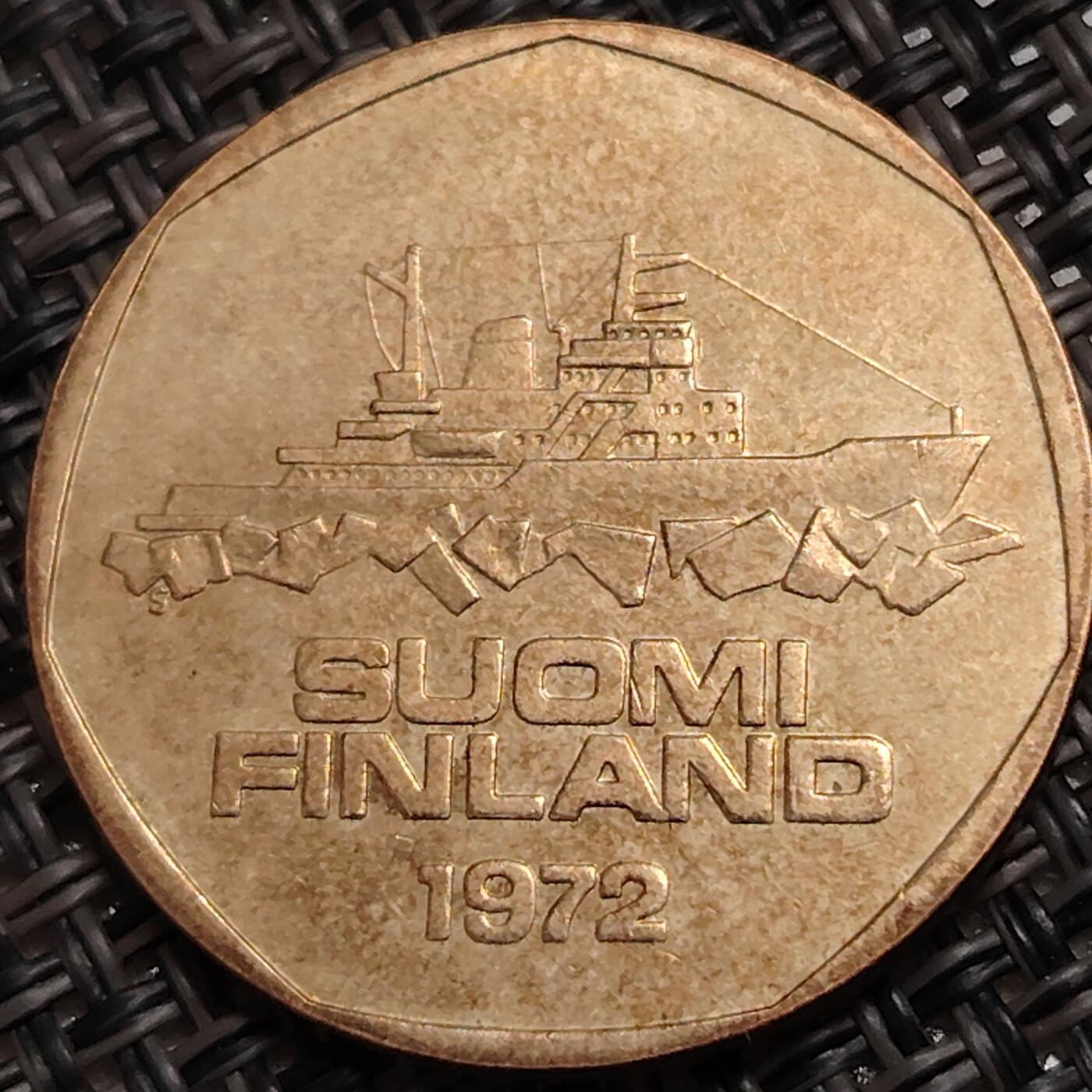 布加迪🐬～世界钱币(上海)🌾第 271 期 /  各国套币和散币 芬兰🇫🇮 1972年 5马克