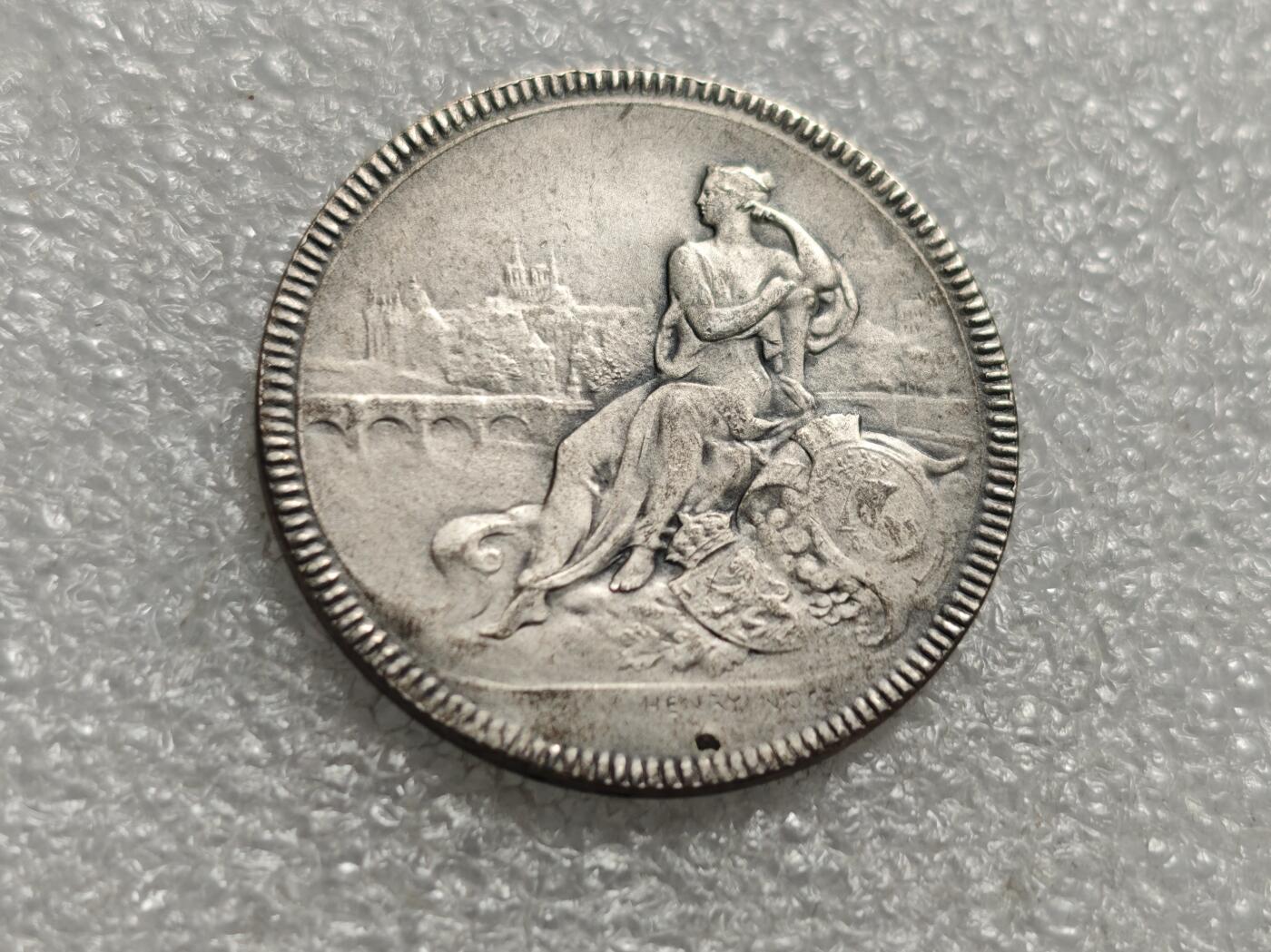 瓶子🏺第226期拍卖会  19-20世纪法国JETON银质代币章  带银标  17.22克  17.22×0.95×22=359.898