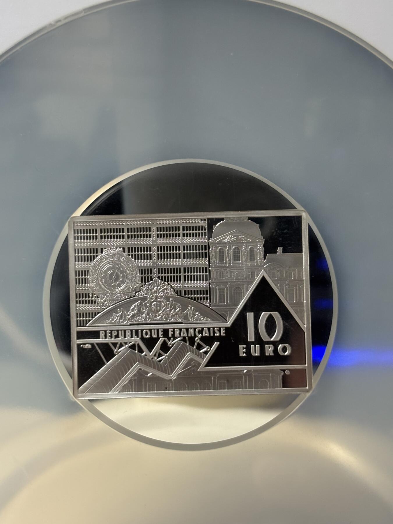 第189期拍卖 法国2020年杰作毕加索《格尔尼卡》银币NGC-PF69首无盒无证书，900银，22.2克，发行3000枚