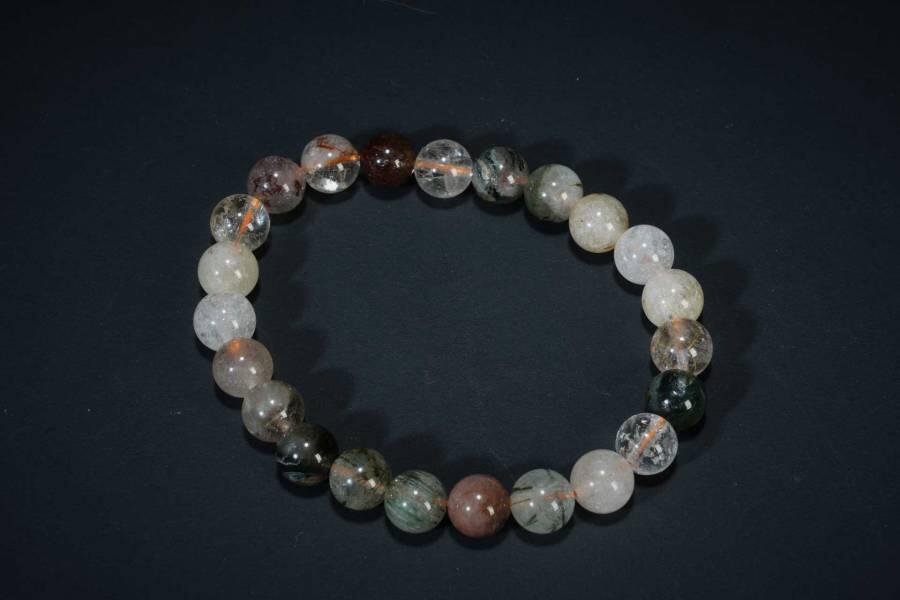 上海都达杂项专场五（全场包邮） 彩兔毛水晶手串87-293