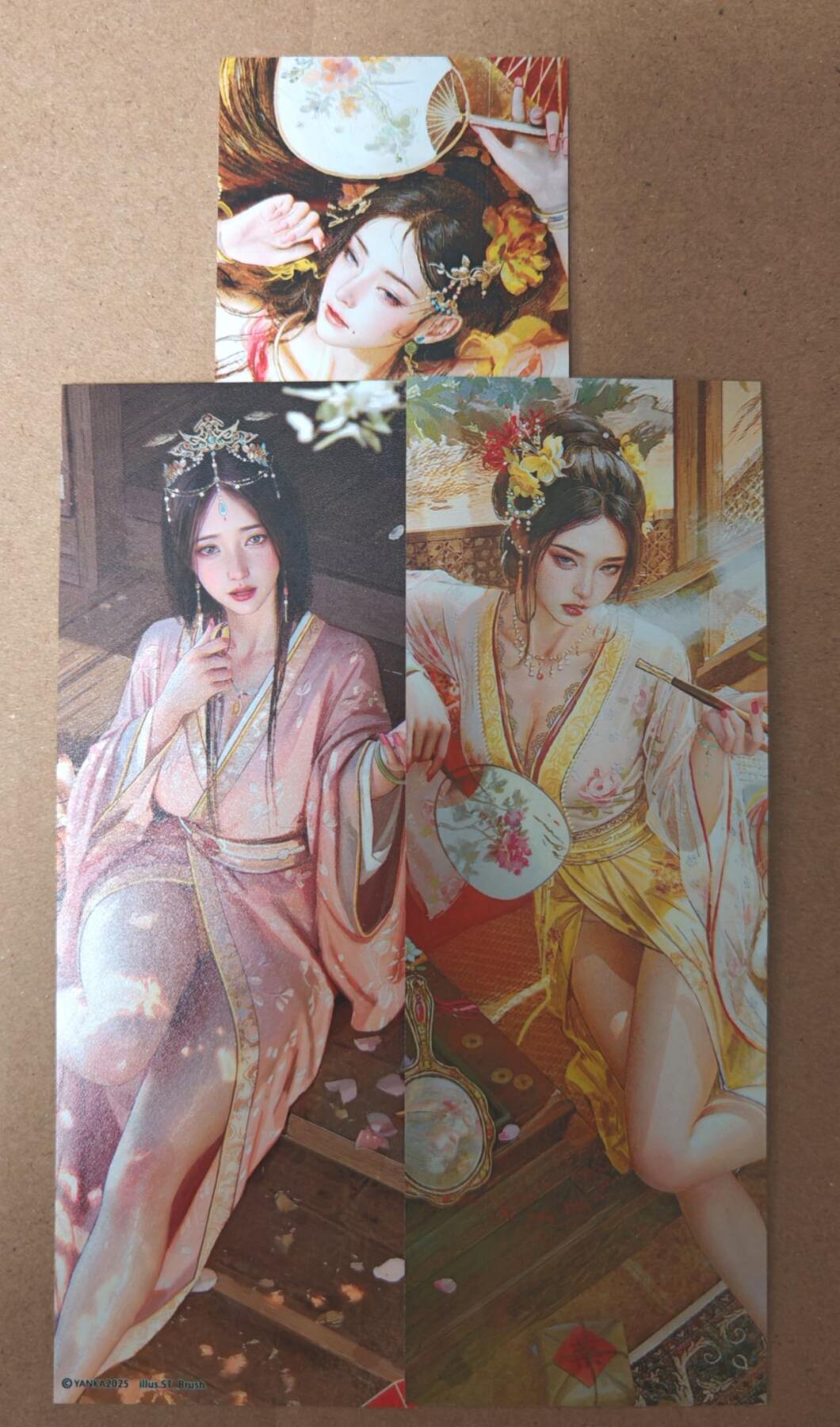 趣卡卡拍No.23期（无佣金免手续费，分享成交有奖） 【书签】焱卡文化 刷子 人间传 书签3张