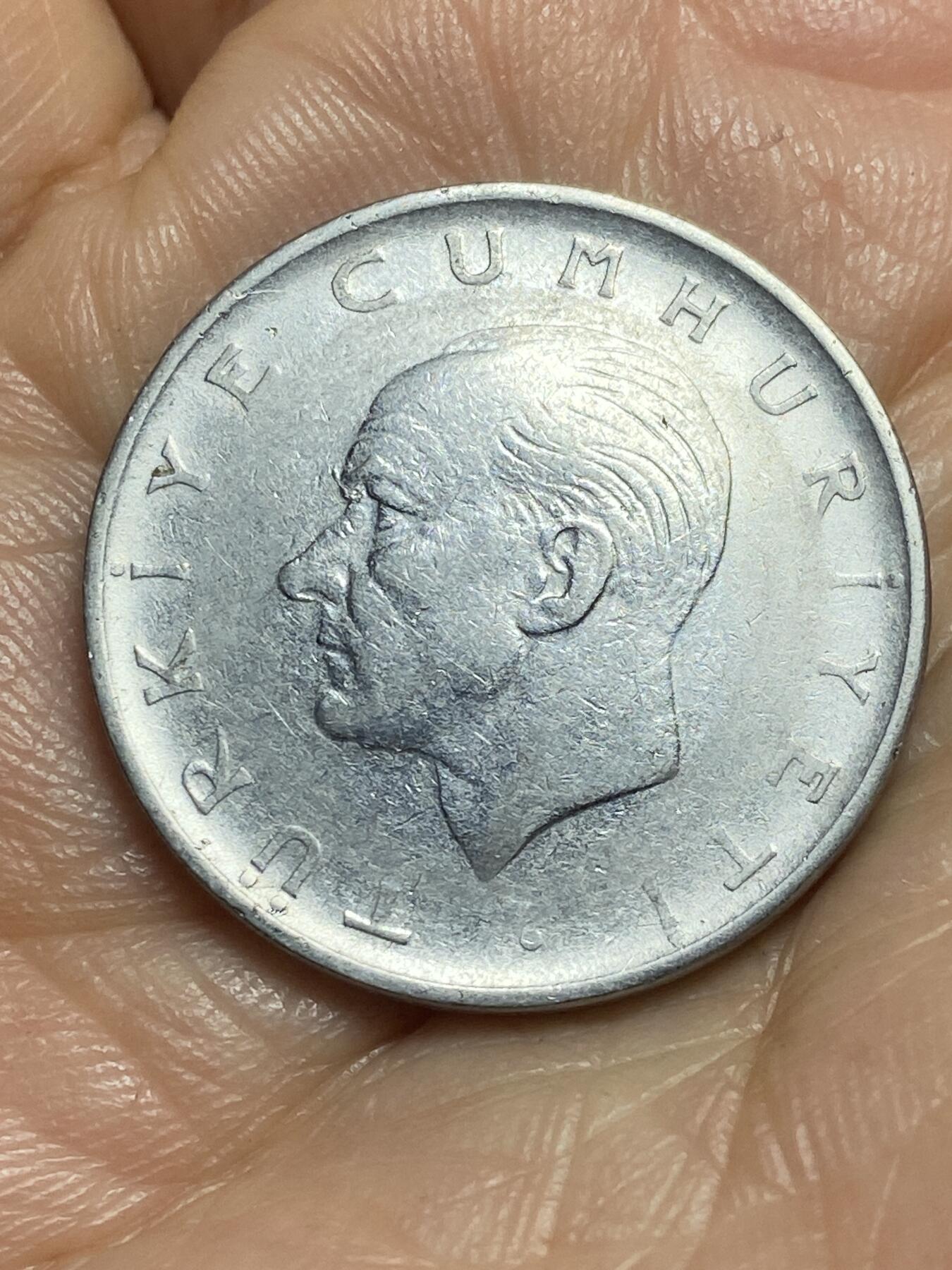 2026年第十三场(总第一百八十二场）外国好品散币场(免佣金) 土耳其🇹🇷1963年1里拉(第五套第二版，8克版)