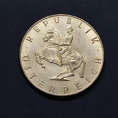 【全场包邮】纯粹捡漏拍496场-持续更新中 - 奥地利1961年5先令银币【23.5毫米5.2克64%】