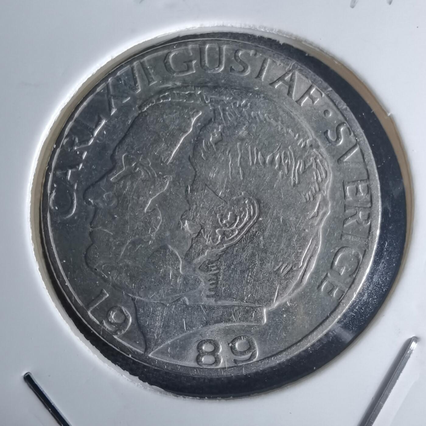 沼泽如烟--第971场 瑞典1989年1克朗