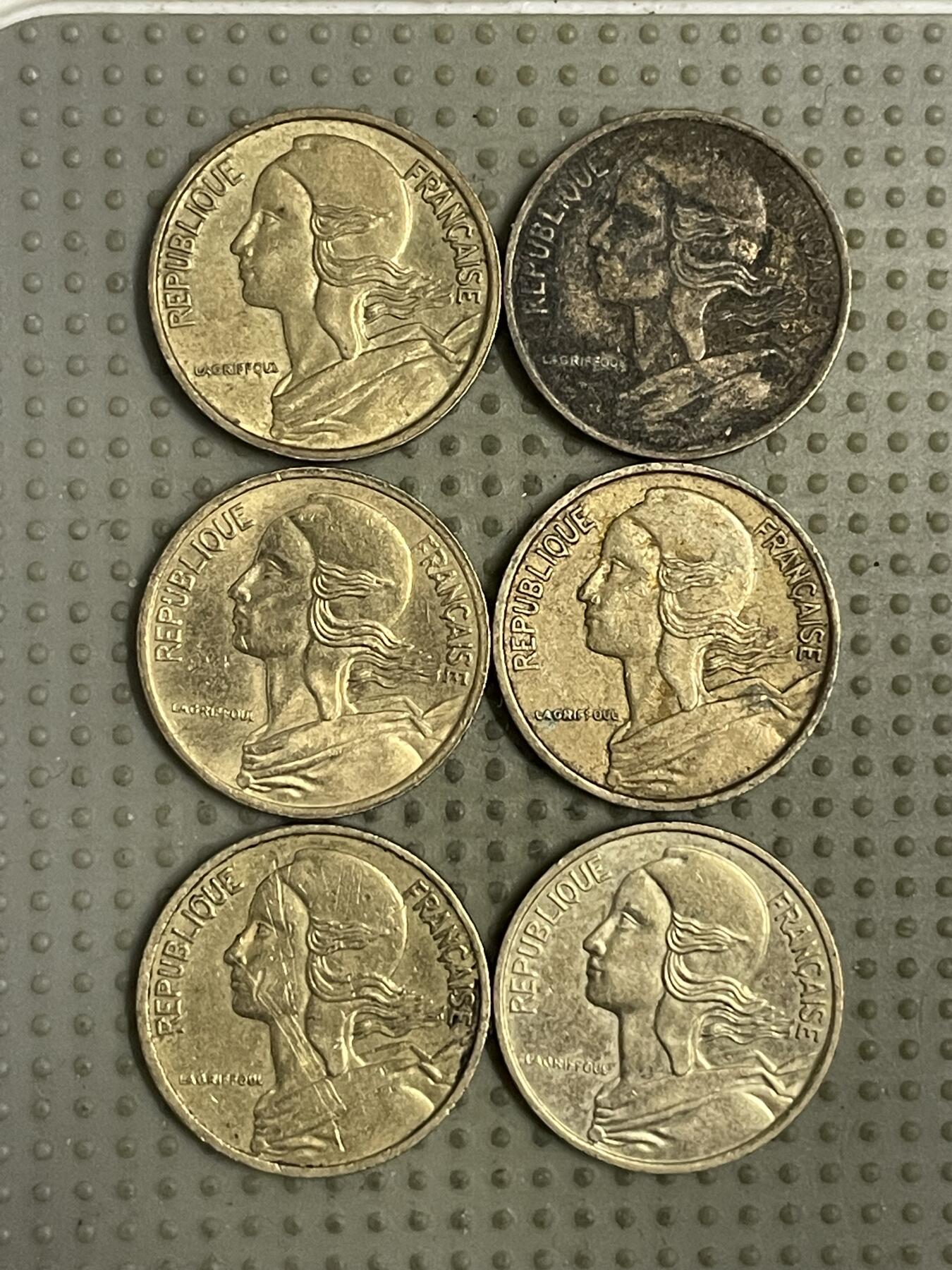 2026年第17场各国散币拍卖（总第167场） 法国5生丁6枚