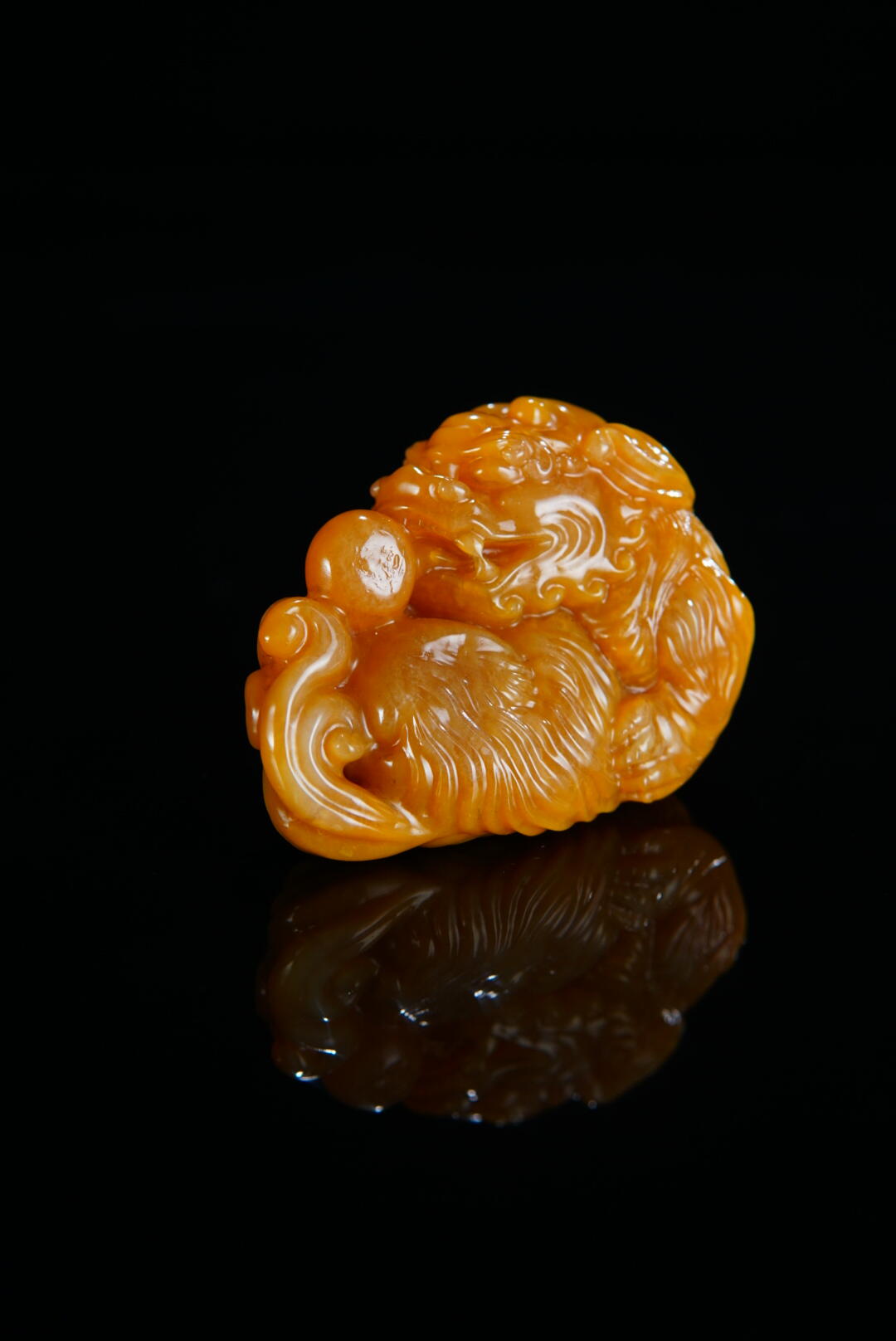 方寸藏珍·寿山田黄印章专场（一） 寿山田黄石《有求必应》把件