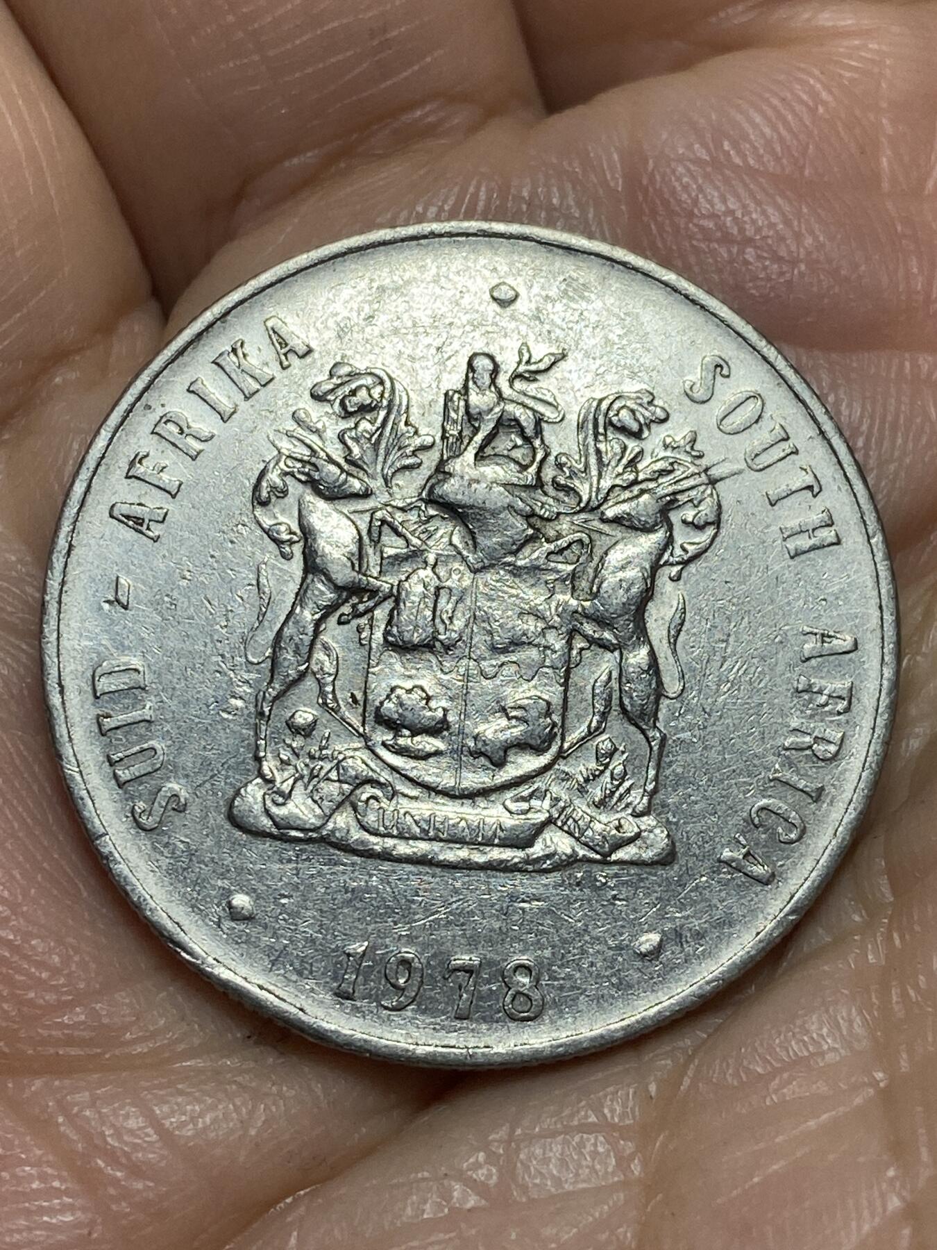 2026年第十三场(总第一百八十二场）外国好品散币场(免佣金) 南非🇿🇦1978年1兰特(独立后第七套)