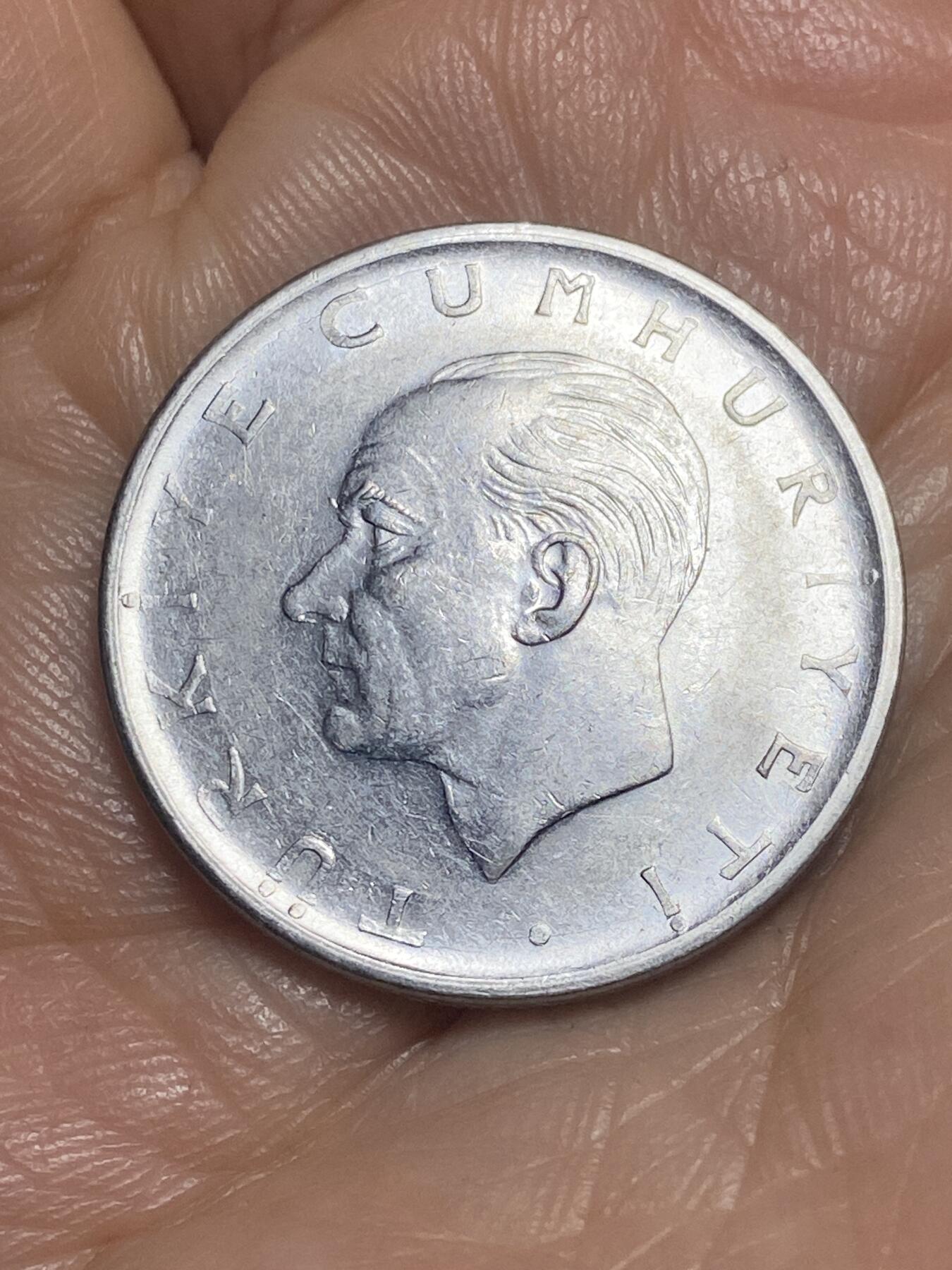 2026年第十三场(总第一百八十二场）外国好品散币场(免佣金) 土耳其🇹🇷1976年1里拉(第五套第三版，7克版)