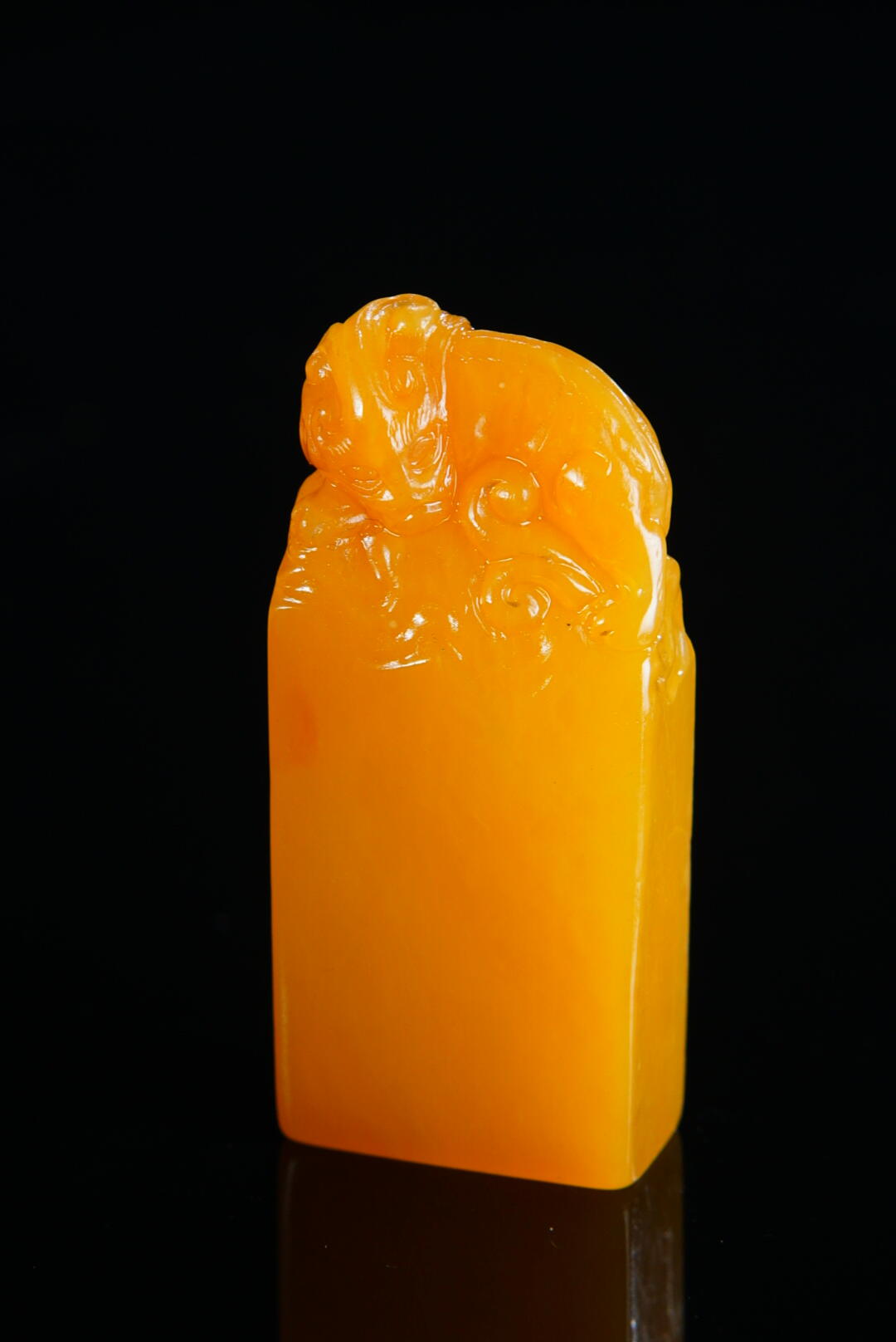 方寸藏珍·寿山田黄印章专场（一） 寿山田黄石《獬豸》扁章