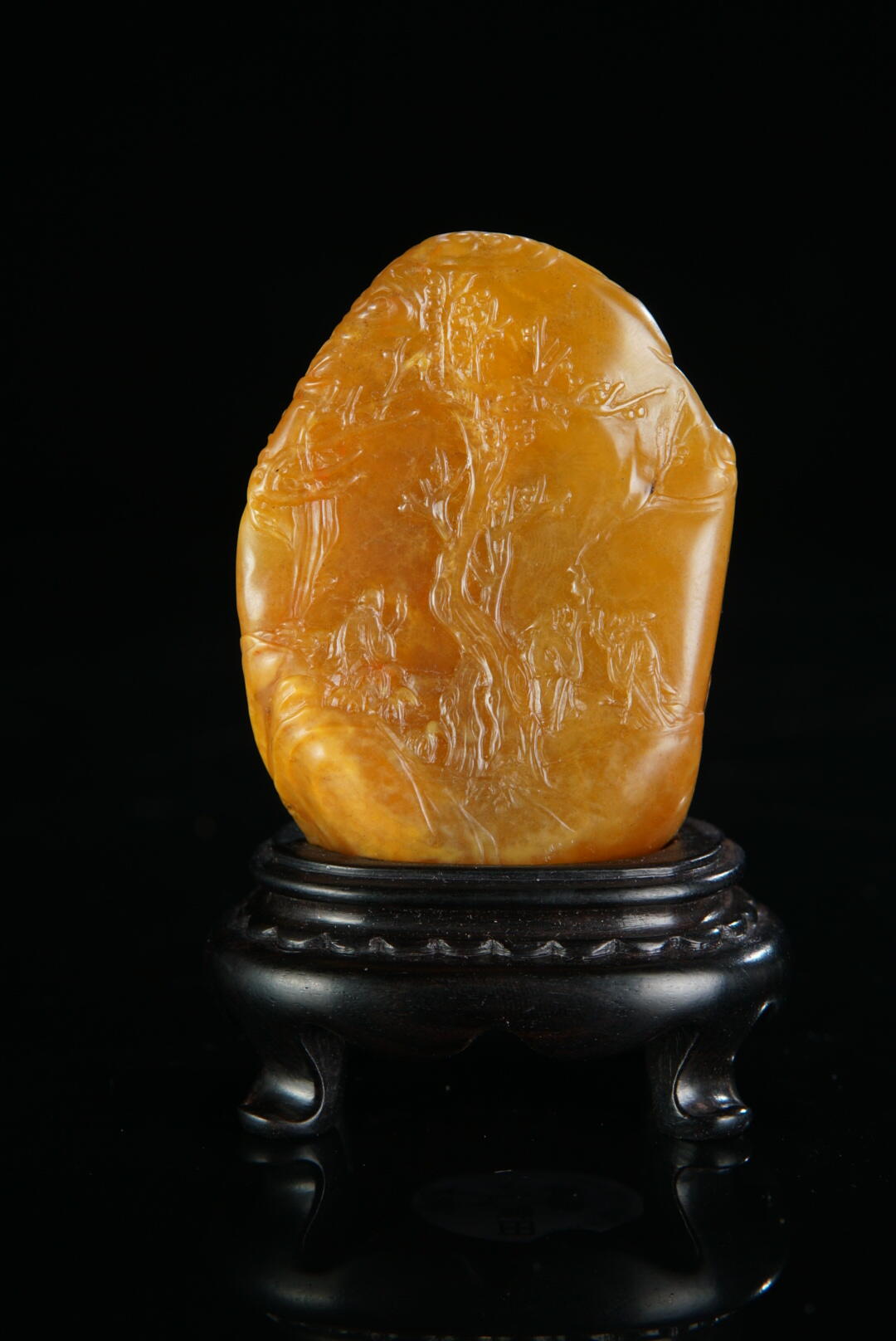 方寸藏珍·寿山田黄印章专场（一） 寿山田黄石《雅聚图》摆件