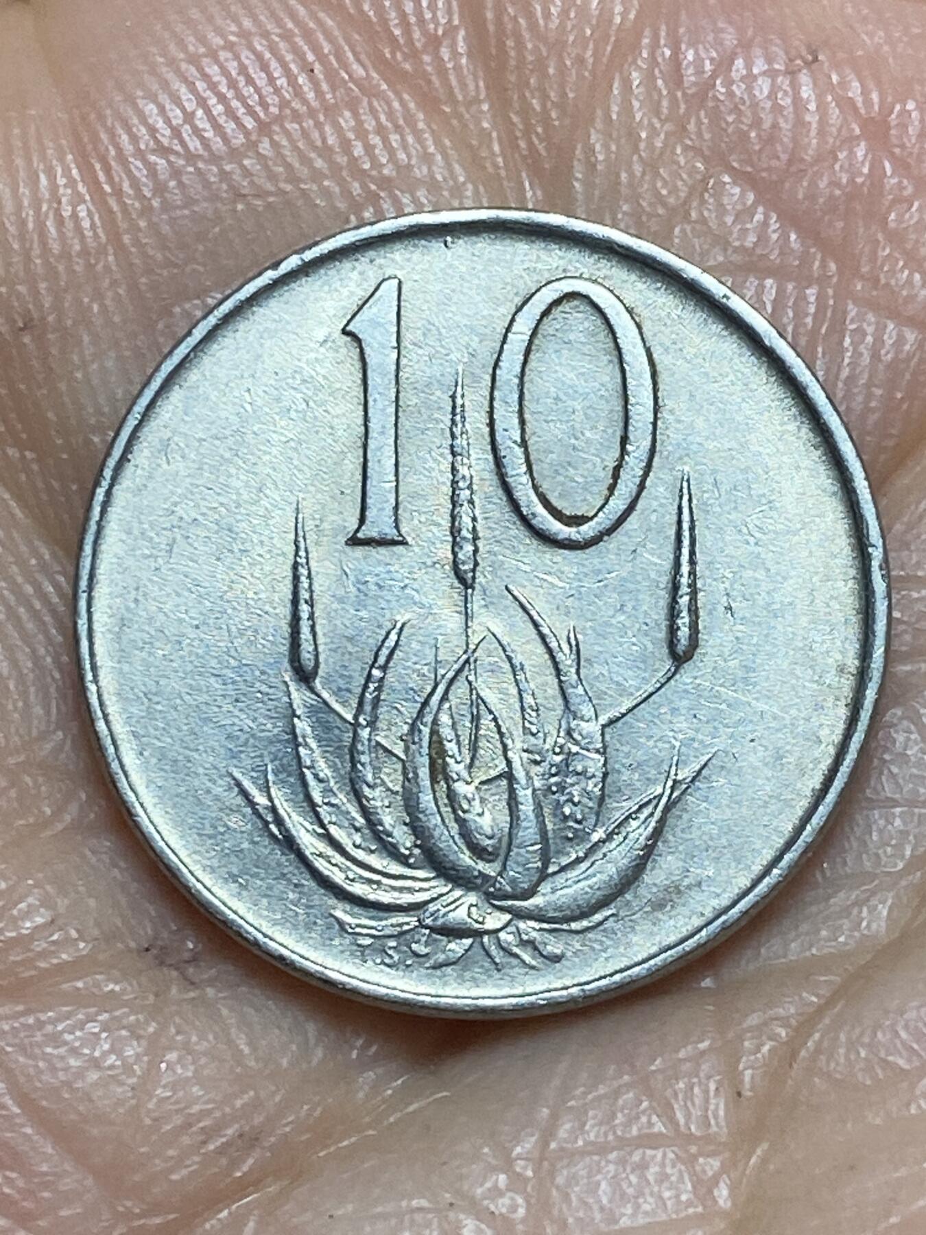 2026年第十三场(总第一百八十二场）外国好品散币场(免佣金) 南非🇿🇦1965年10分(独立后第二套，布尔语版)