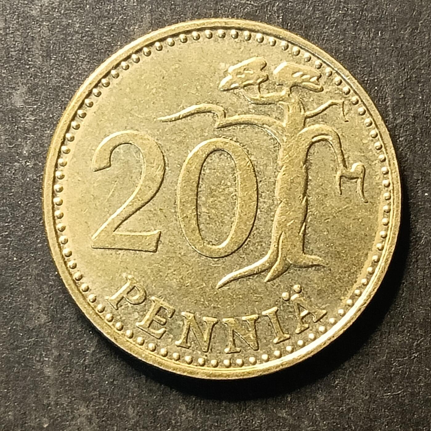 逸泉钱币2026A第五场A各国纸币沙俄散币纪念币系列A702-882 720 芬兰20芬尼皇冠狮子