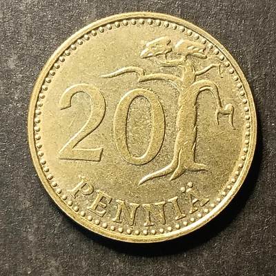 逸泉钱币2026A第五场A各国纸币沙俄散币纪念币系列A702-882 - 720 芬兰20芬尼皇冠狮子