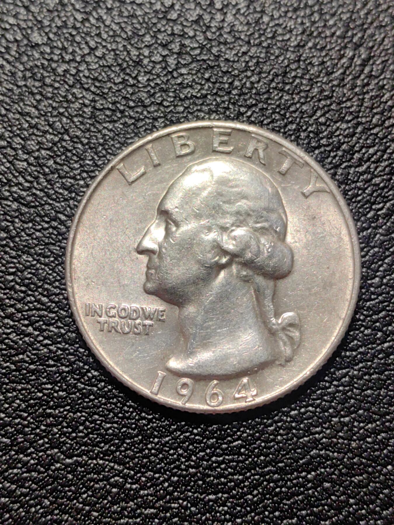 靖甫拍卖第二场 美国25分银币 6.3克