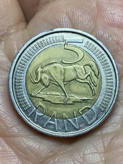 2026年第十三场(总第一百八十二场）外国好品散币场(免佣金) - 南非🇿🇦2013单年份5兰特(祖鲁与科萨语版)