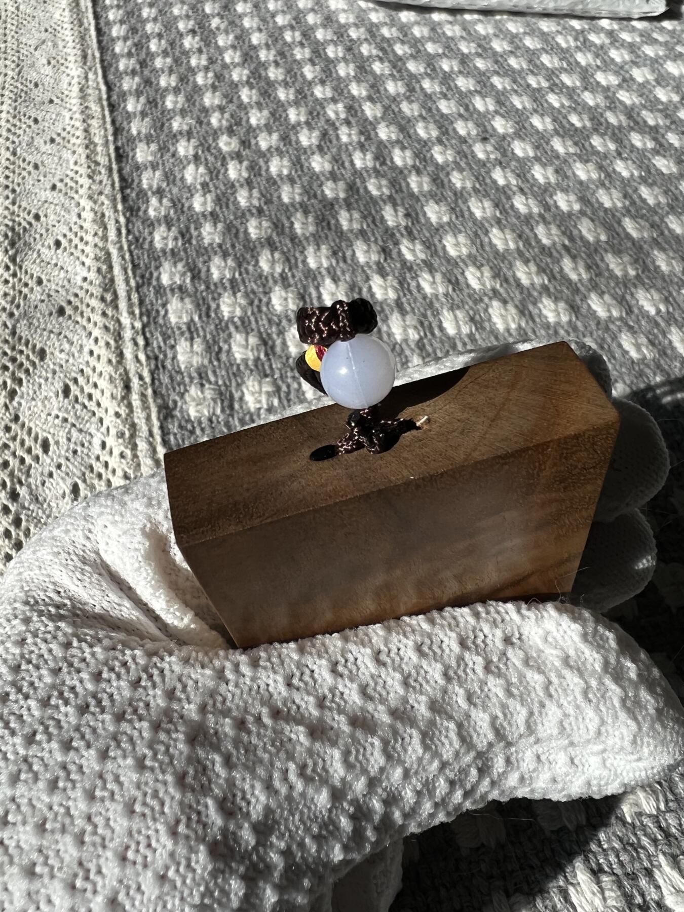 零元拍：B30金丝楠平安无事牌，满水波香喷喷的小金砖，金光闪闪，66.5/48/13MM