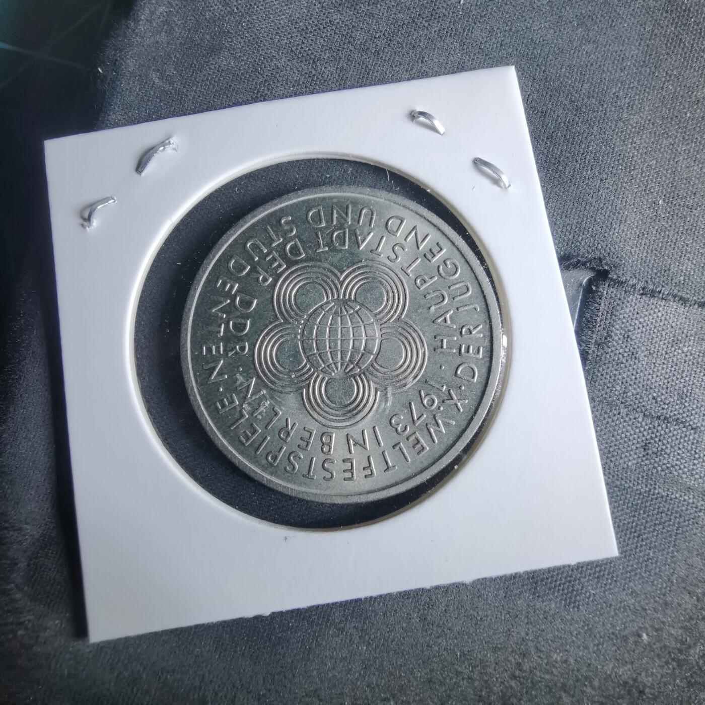 沼泽如烟--第970场 东德1973年10马克纪念币