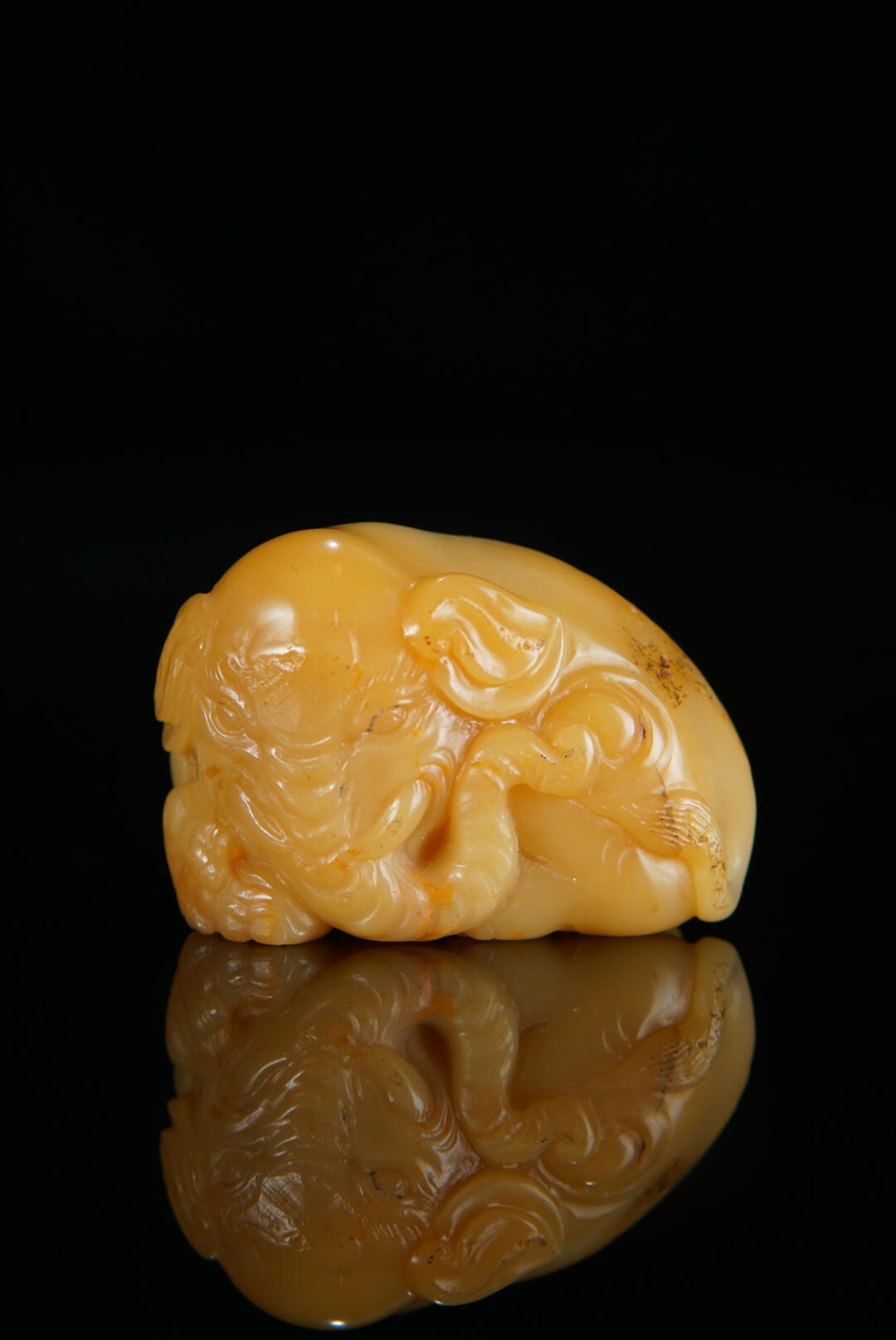 方寸藏珍·寿山田黄印章专场（一） 寿山田黄石《太平有象》摆件