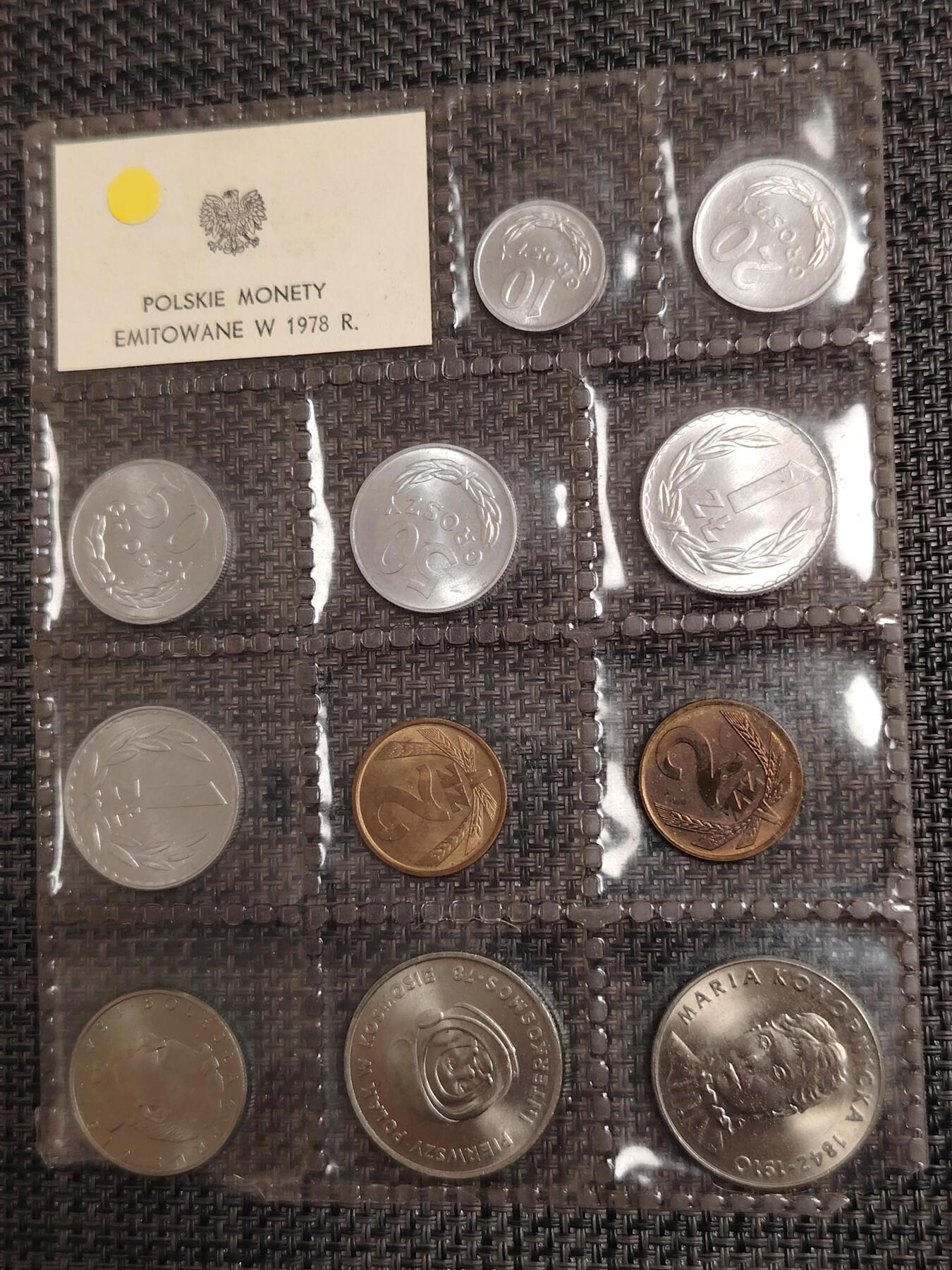 布加迪🐬～世界钱币(上海)🌾第 271 期 /  各国套币和散币 波兰🇵🇱 1978年 11枚套币