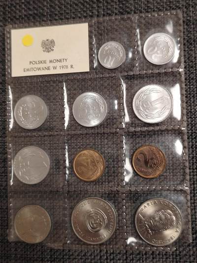 布加迪🐬～世界钱币(上海)🌾第 271 期 /  各国套币和散币 - 波兰🇵🇱 1978年 11枚套币