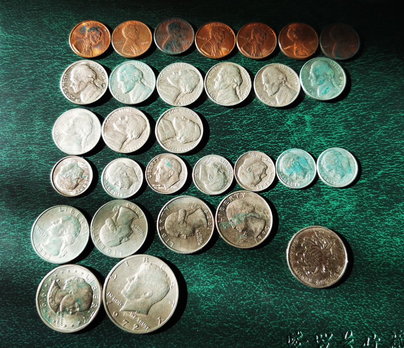 零零发外国硬币拍卖 无佣金 美国3.72元