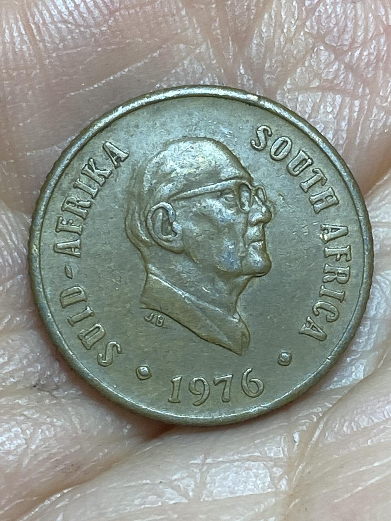 2026年第十三场(总第一百八十二场）外国好品散币场(免佣金) 南非🇿🇦1976年1分(独立后第四套)