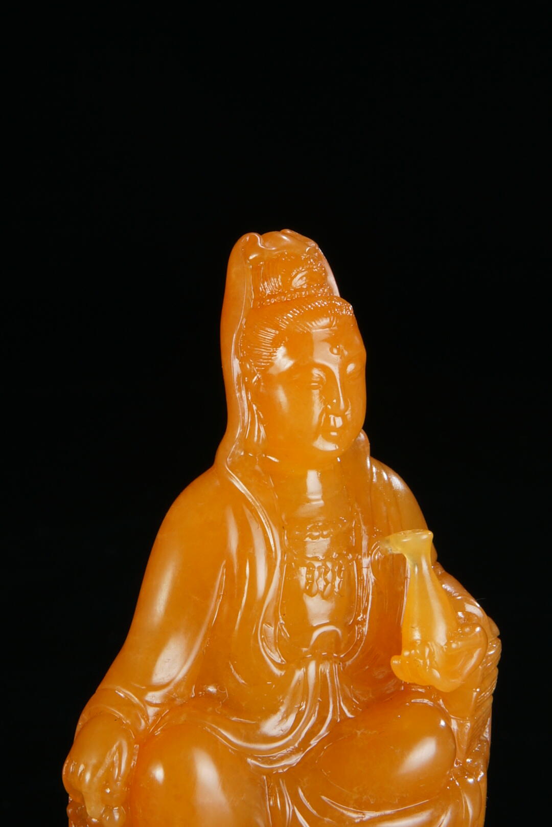 方寸藏珍·寿山田黄印章专场（一） 寿山田黄石《观音》摆件