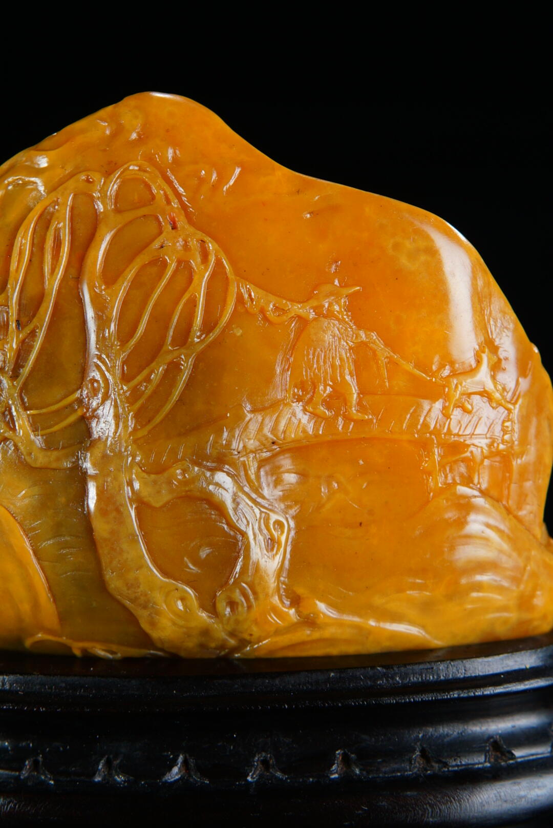 方寸藏珍·寿山田黄印章专场（一） 寿山田黄石《柳阴渔乐》摆件