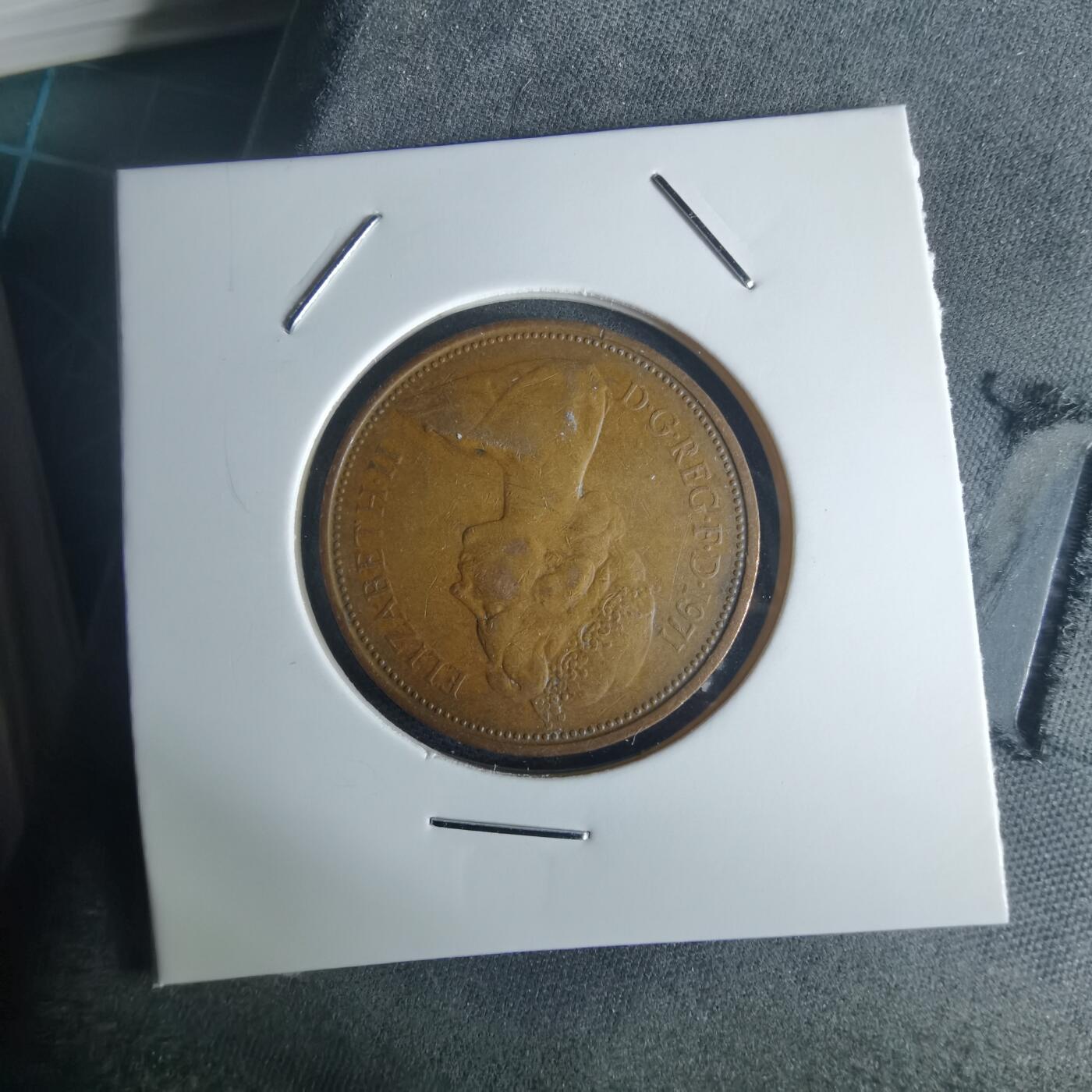 沼泽如烟--第971场 英国1971年2便士