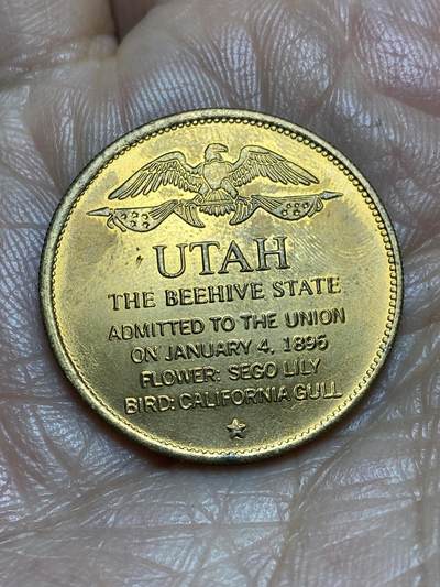 2026年第十三场(总第一百八十二场）外国好品散币场(免佣金) - 美国🇺🇸犹他州纪念章