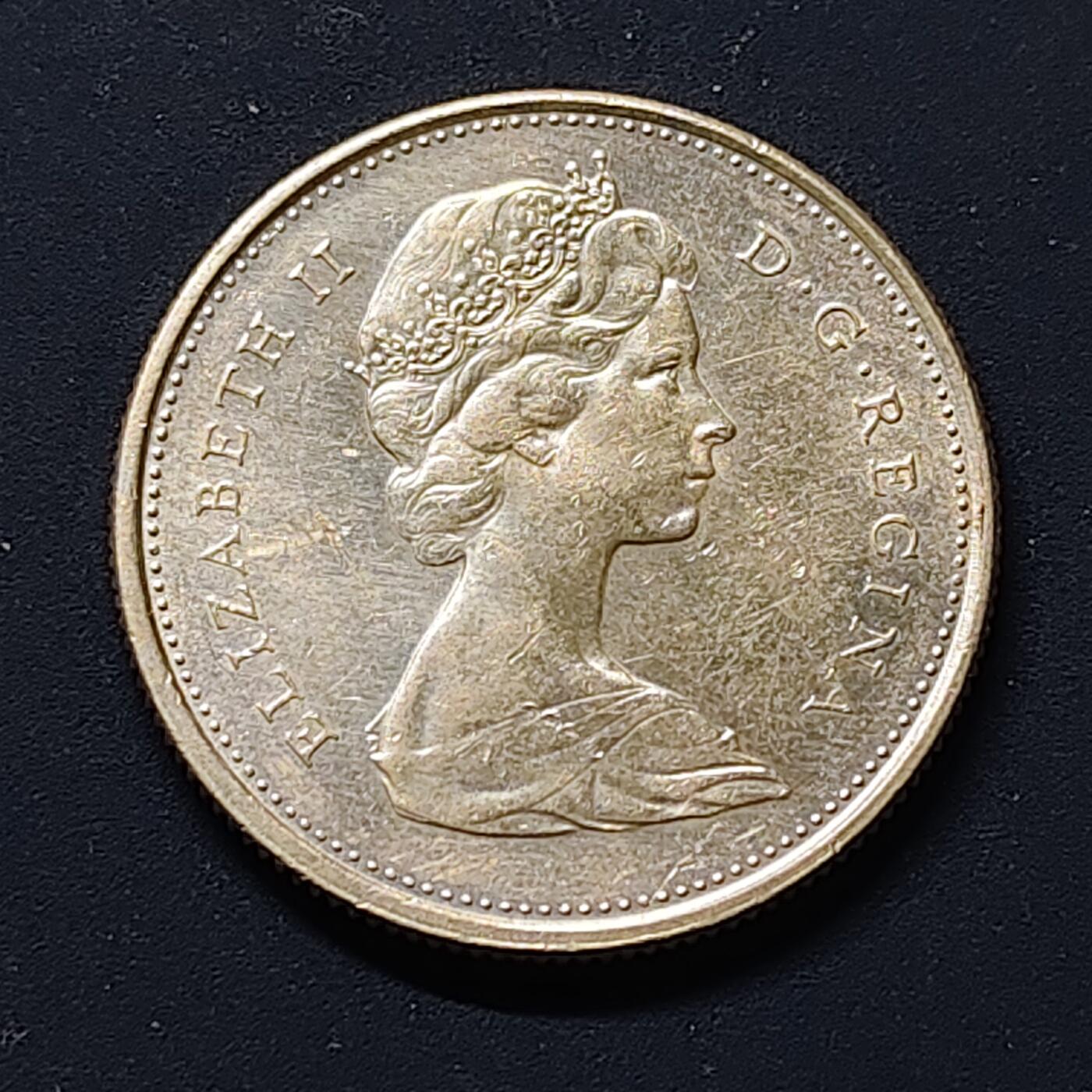 【全场包邮】纯粹捡漏拍496场-持续更新中 加拿大1967年25分联邦百年纪念银币【23.88毫米5.83克80%】