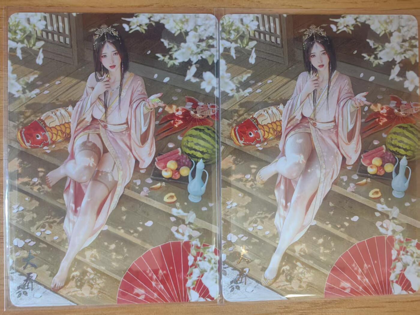 阳大大卡牌拍卖第95期（持续收拍品，周五晚上九点截拍，进群福利早知道） 【双服饰】燎原三国 龙骧虎跃 ST_Brush 大乔 双服饰限编020/100.054/100