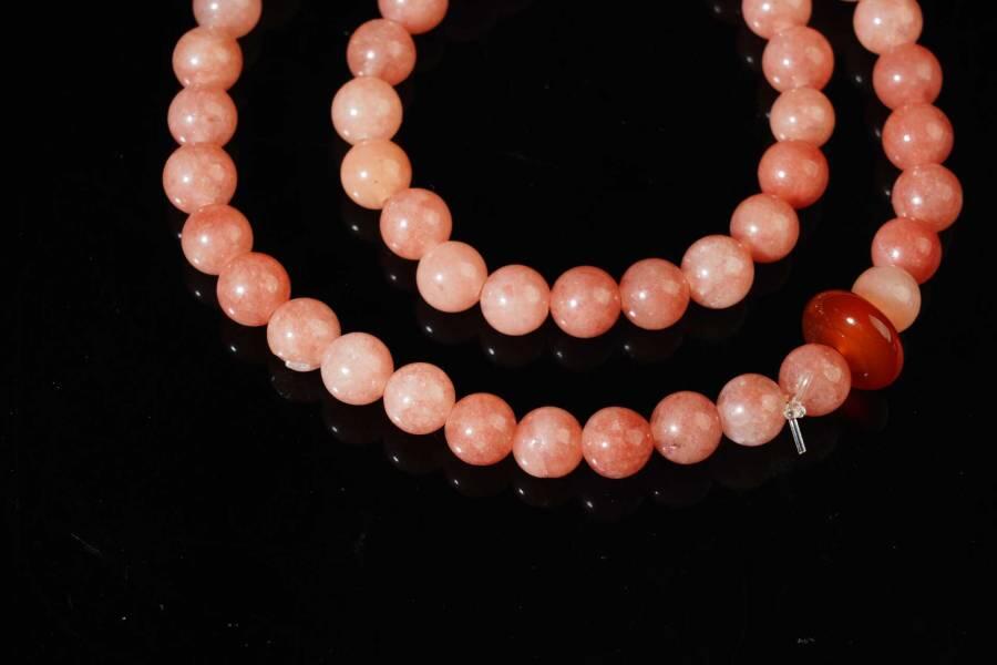 上海都达杂项专场五（全场包邮） 草莓晶双圈手串87-301