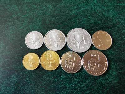 零零发外国硬币拍卖 无佣金 - 吉布提一组