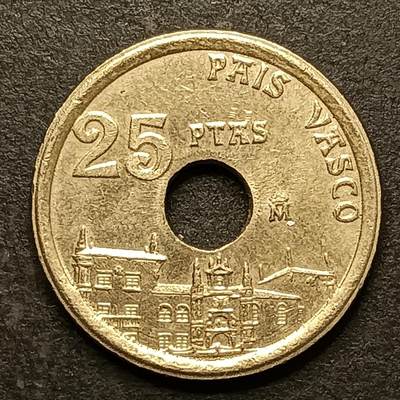 逸泉钱币2026A第五场A各国纸币沙俄散币纪念币系列A702-882 - 777 西班牙25比塞塔