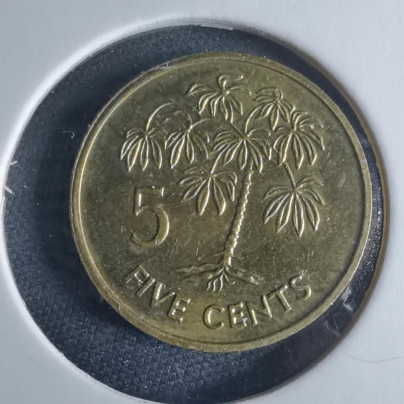 沼泽如烟--第970场 塞舌尔1992年五分